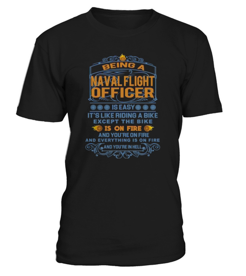 NAVAL FLIGHT OFFICER FRideaBike T-Shirt Unisex