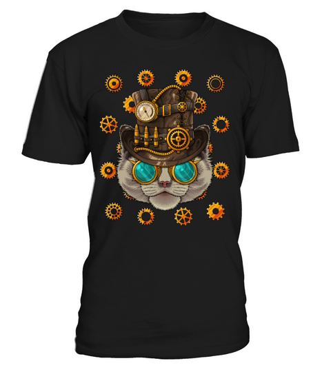 Steampunk Ragdoll Cat Medieval Victorian Steam Pow T-Shirt Unisex