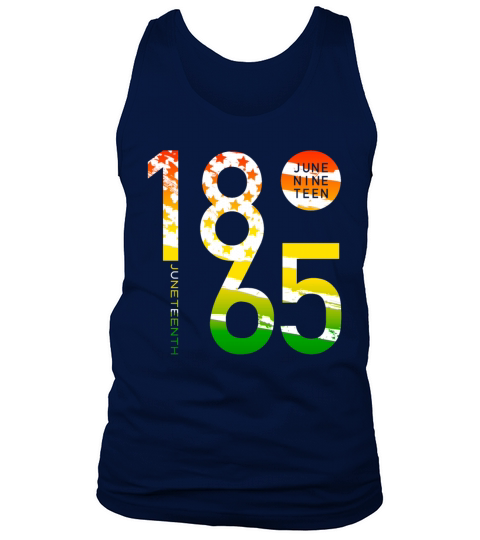 1865 Black History Juneteenth June 19 Vintage Tank Top Unisex