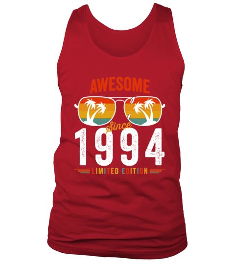 Awesome Since 1994 Birthday Retro Vintage 28 29 Ye Tank Top Unisex