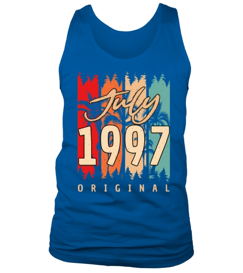 Birth Month 1997 In July Tank Top Unisex