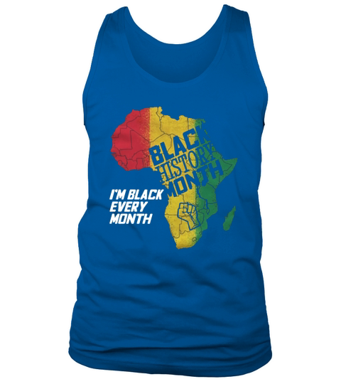 Black history month i am back every month Tank Top Unisex