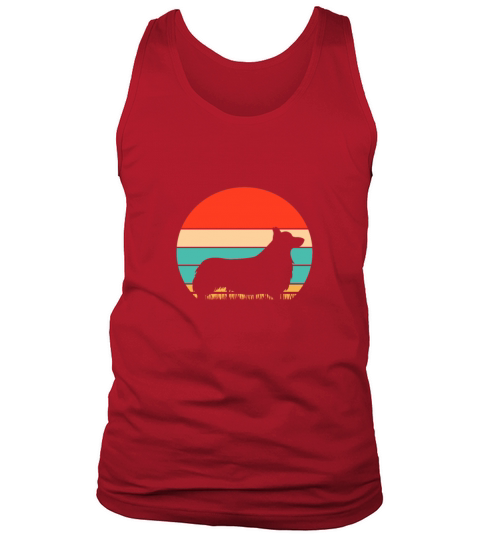 Corgi Retro Vintage Tank Top Unisex