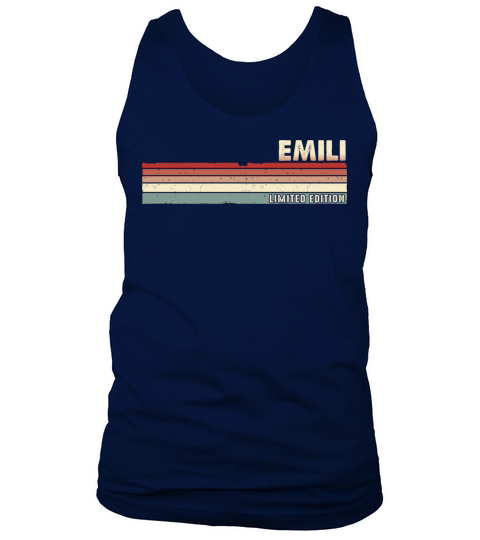 Emili Funny Retro Vintage Name Surname 80s 90s Tank Top Unisex