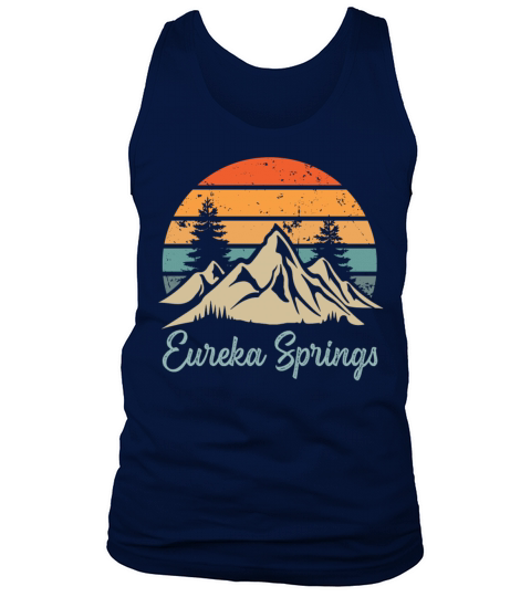 Eureka Springs Retro Vintage Mountain Sunset Outdo Tank Top Unisex