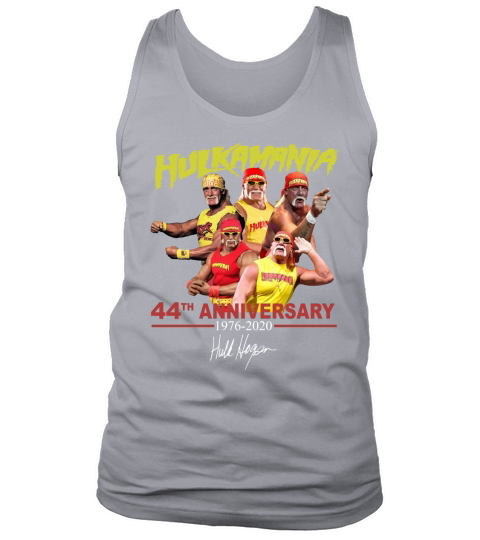 Hulkamania 44th Anniversary 1976-2020 Signature shirt Tank Top Unisex