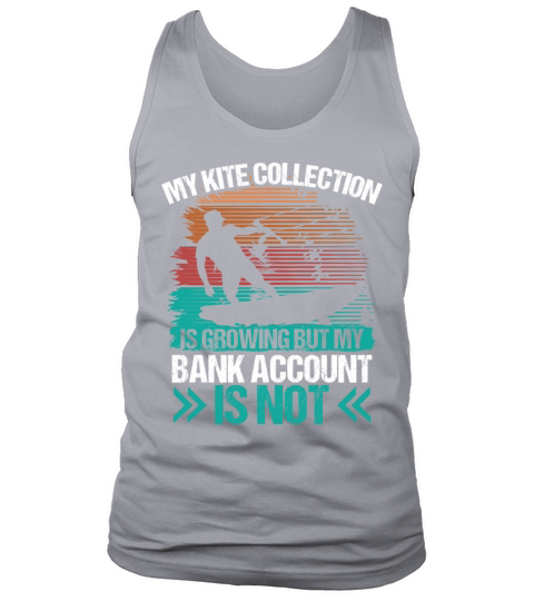 Kiteboarding Vintage Kite Collection Kitesurfing Tank Top Unisex