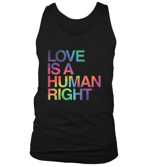 Love is Human Right LGBT Gay Pride Tank Top Unisex
