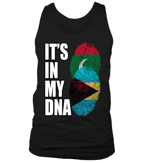 Maldivian And Bahamian Mix Heritage DNA Flag Tank Top Unisex