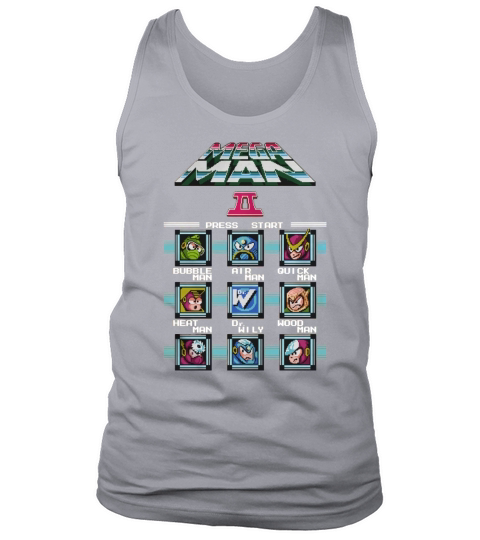 Megaman 2 (Stage Select) T-Shirt Tank Top Unisex