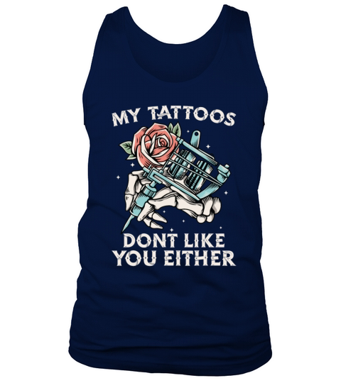 Proud Tattoo Owner Tattoo Artist Funny Tattooist Tank Top Unisex