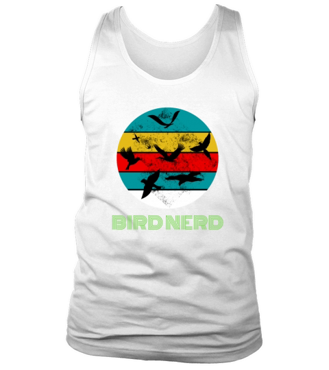 Retro Vintage Birding Bird Watching Funny Bird Wat Tank Top Unisex