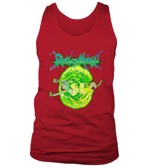 RICK &amp;amp; MORTY PORTAL GLOW LIGHTNING LOGO Tank Top Unisex