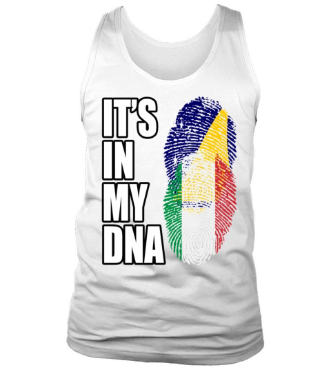 Tokelauan And Italian Mix Heritage DNA Flag Tank Top Unisex