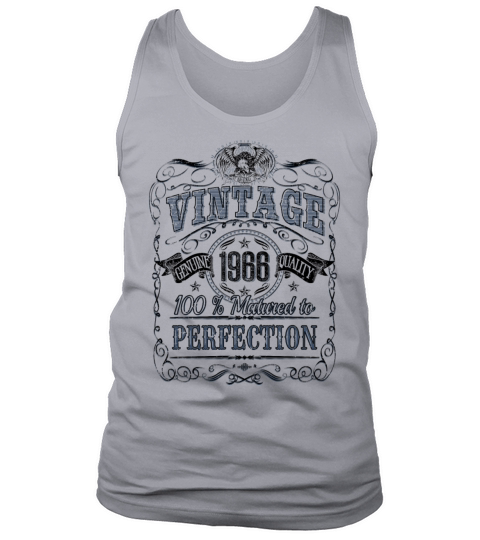 Vinage 1966 birthday year of birth 1966 gift Tank Top Unisex