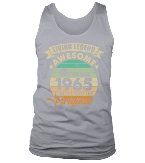 Vintaga 1965 Birthday Tank Top Unisex