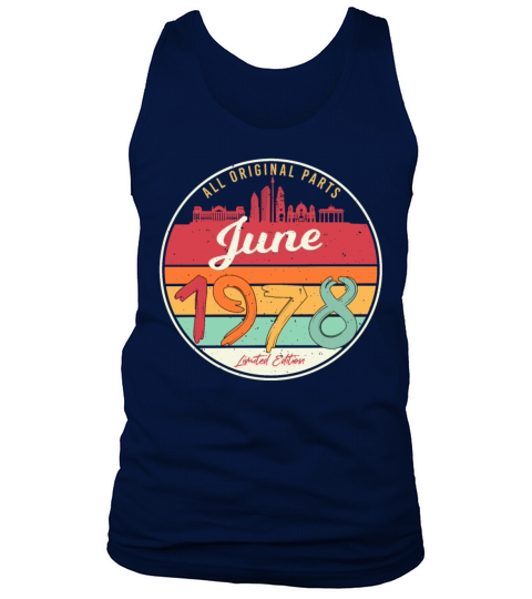 Vintage 1978 June Tank Top Unisex