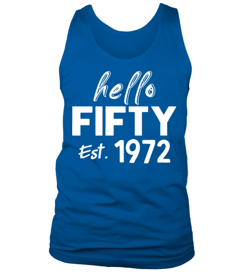 Vintage 50 Birthday Costume Men 50th BDay Birthday Tank Top Unisex