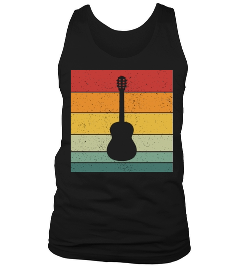 Vintage Retro Classic Guitar Vintage Music Tank Top Unisex