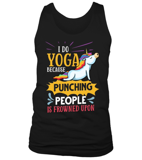 Yoga Unicorn Beginner Workout Quotes Meditation Tank Top Unisex