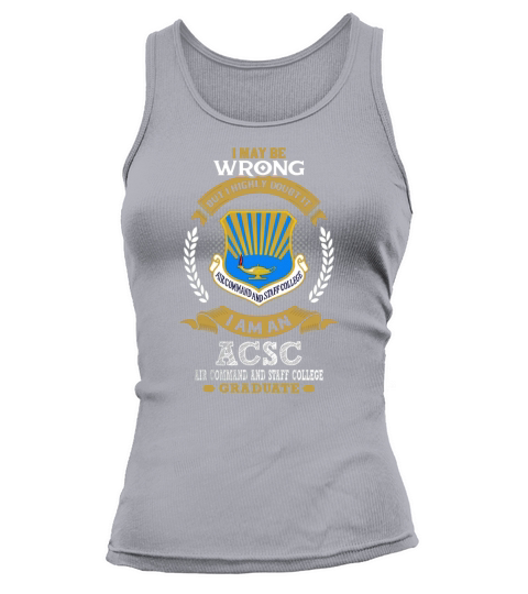 AIR COMMAND AND STAFF COLLEGE GRADUATE 2017 Tank top Woman