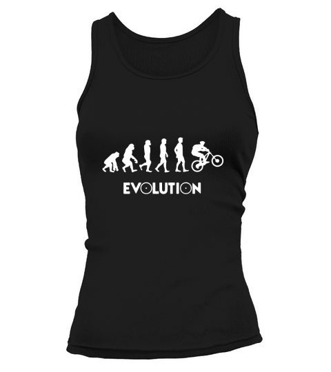 Bike evolution. Tank top Woman