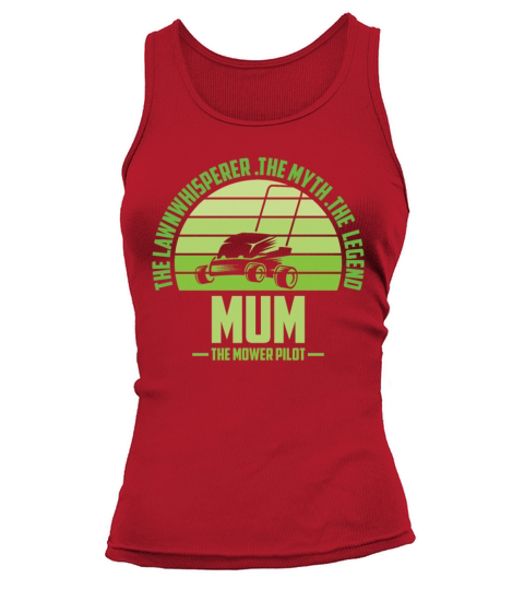 Funny Mum Lawn Mowing Shirt Lawn Mower Mow Summer Tank top Woman