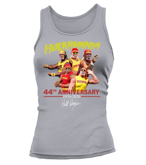 Hulkamania 44th Anniversary 1976-2020 Signature shirt Tank top Woman