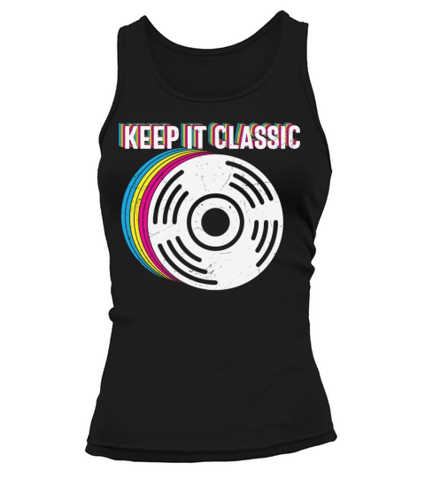 Keep It Classic Retro Vinyl Record Tank top Woman
