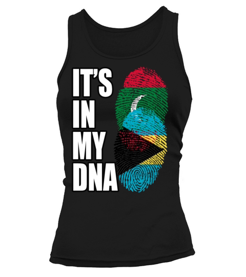 Maldivian And Bahamian Mix Heritage DNA Flag Tank top Woman