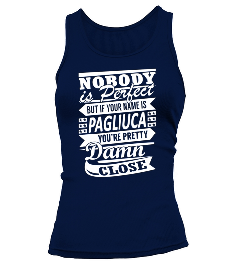 PAGLIUCA Nobodys Perfect Name Shirts Tank top Woman