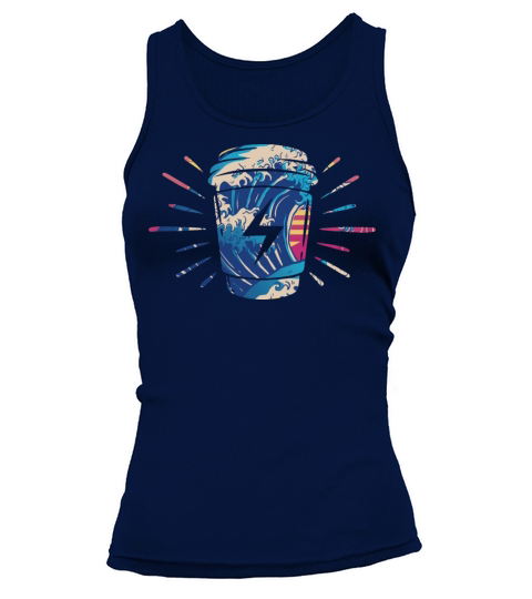 Retro Cup Wave Vaporwave Japanese Aesthetic Tank top Woman
