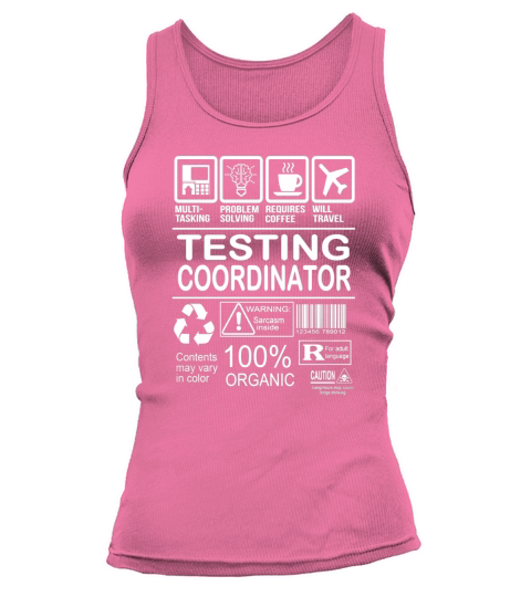 TESTING COORDINATOR FMultiold Tank top Woman