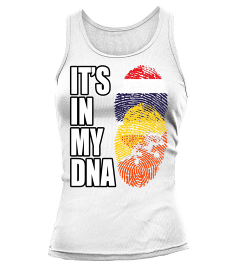 Thai And Bhutanese Vintage Heritage DNA Flag Tank top Woman