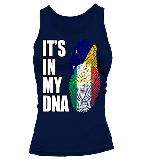 Tokelauan And Italian Mix Heritage DNA Flag Tank top Woman
