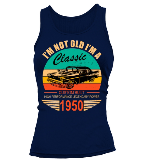 Vintage 1950 Classic Car Apparel For Legends Tank top Woman