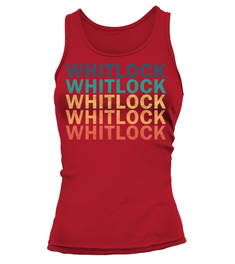 Whitlock Name T Shirt - Whitlock Vintage Retro Nam Tank top Woman
