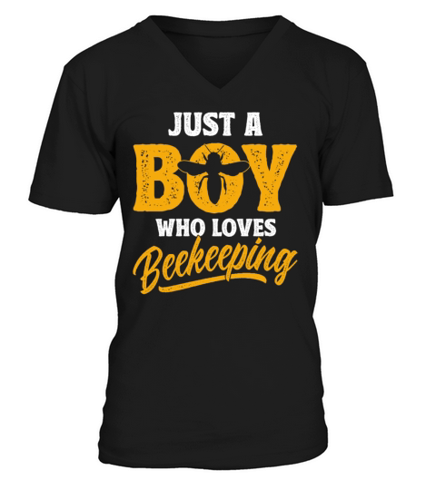 Beekeeping Apiculturist Bee Support Beekeeper V-Neck T-shirt