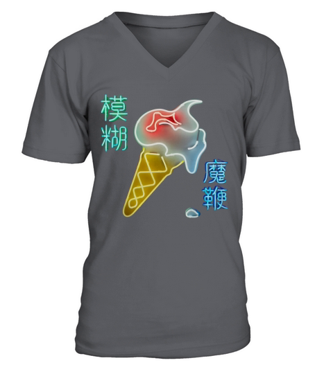 Blur band Tshirt V-Neck T-shirt