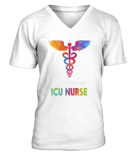 Forever An ICU Nurse 2020 V-Neck T-shirt