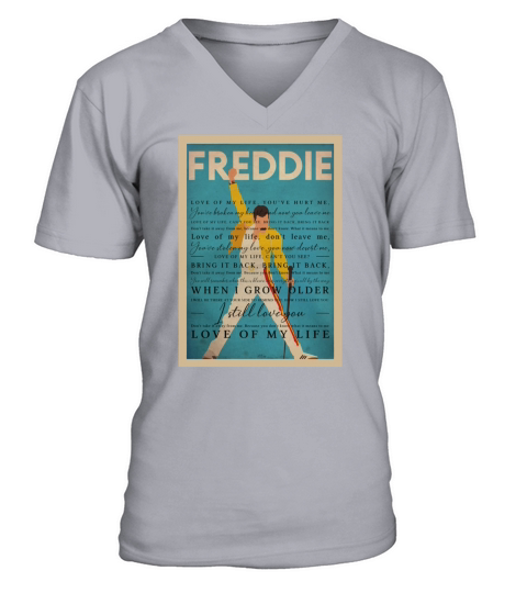 Freddie Mercury V-Neck T-shirt
