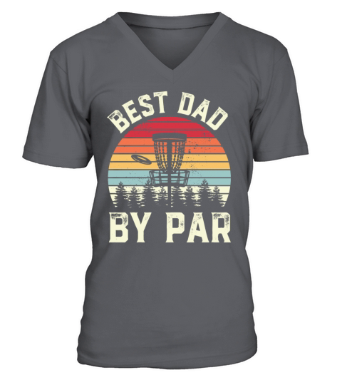Funny Disc Golf wFathers Day Gift V-Neck T-shirt