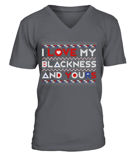 I love my blackness V-Neck T-shirt