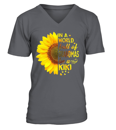 In a world full of grandmas be a Kiki V-Neck T-shirt