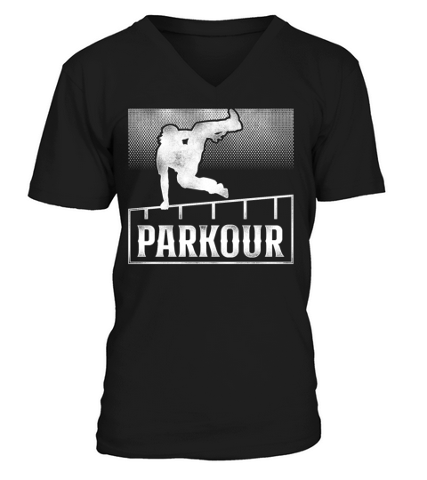 Parkour Free Running Traceur V-Neck T-shirt