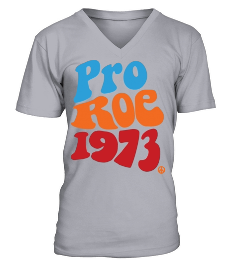 Pro Roe 1973 Human Rights Vintage Design V-Neck T-shirt