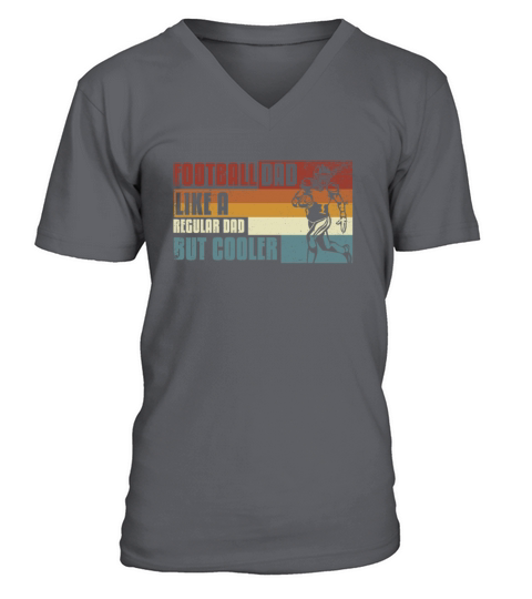 Retro Vintage Football Quarterback V-Neck T-shirt