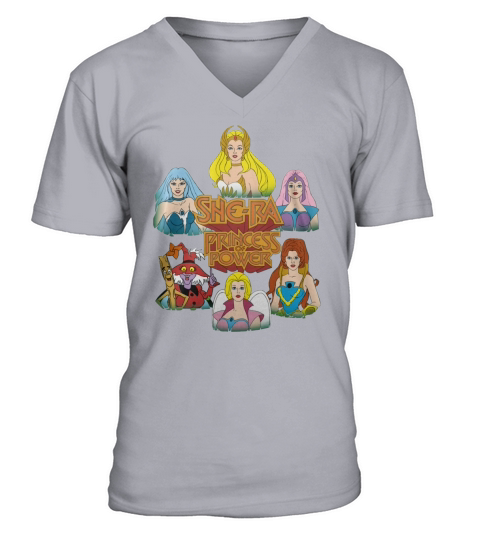 She-ra Princess Of Power - Mädchen des großen Aufstands - Farbe V-Neck T-shirt