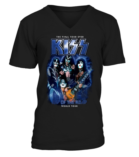 The final tour ever kiss end of the road - Coffee Mug (colored) V-Neck T-shirt