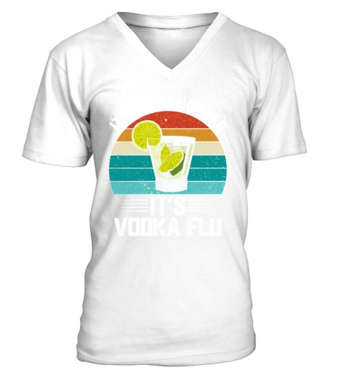 Vintage Vodka Drinking Lovers Drinker Lifestyle V-Neck T-shirt